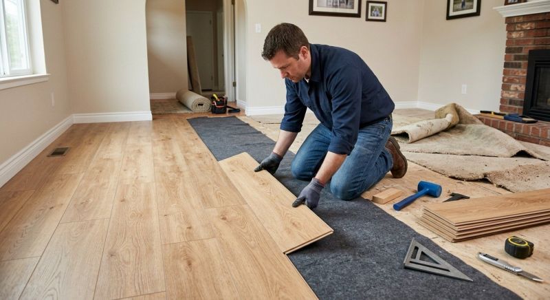 Laminate Floor Remodeling in York, SC
