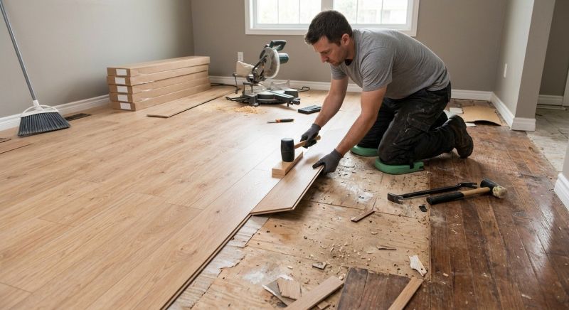 Laminate Floor Replacement in Chester, SC