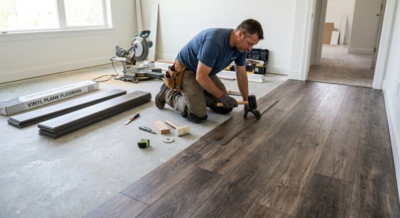 Linoleum Floor Installation in Belmont, NC