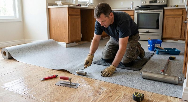 Linoleum Floor Installation in Chester, SC