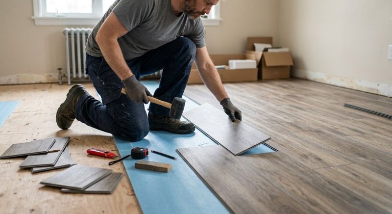 Linoleum Floor Installation in Gaston County, NC