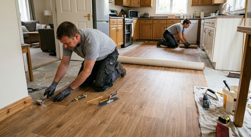 Linoleum Floor Installation in York, SC