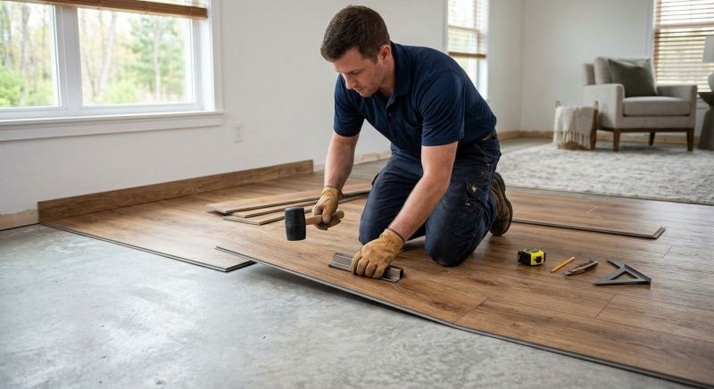 Luxury Vinyl Tile Installation in Belmont, NC