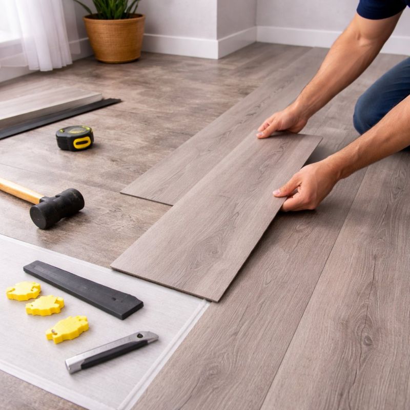 Luxury Vinyl Tile Installation in Chester, SC