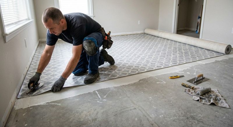 Sheet Linoleum Installation in Gaston County, NC