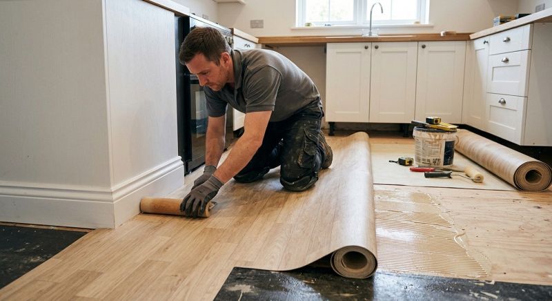 Sheet Linoleum Installation in Gastonia, NC