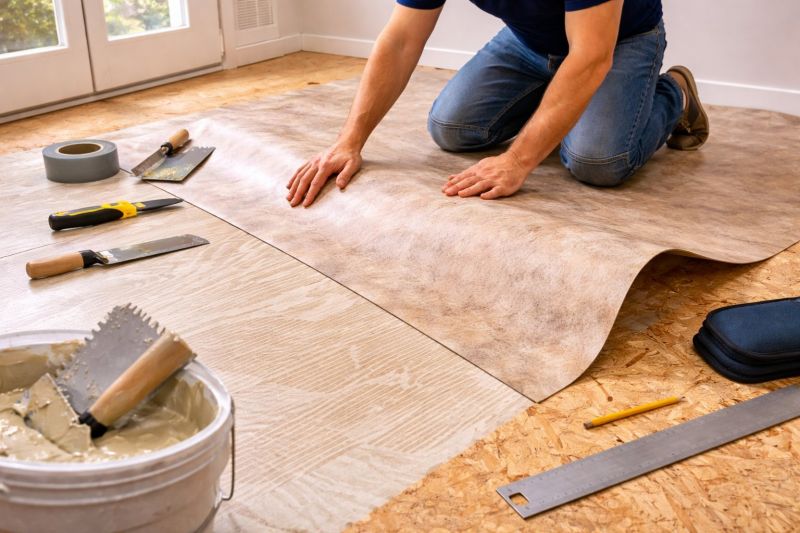 Sheet Vinyl Installation in Belmont, NC
