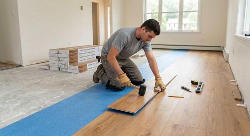 Vinyl Plank Floor Installation in York, SC