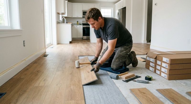 Vinyl Plank Floor Installation in York, SC